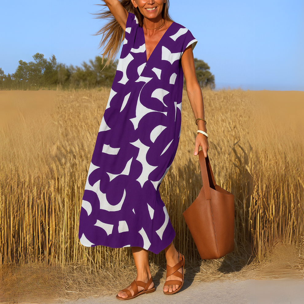 SAYA – ROBE FLUIDE ÉLÉGANCE ASIATIQUE