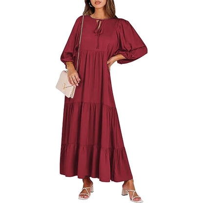 VERDE VINTAGE ROBE BOHÈME IMPRIMÉ FLORAL