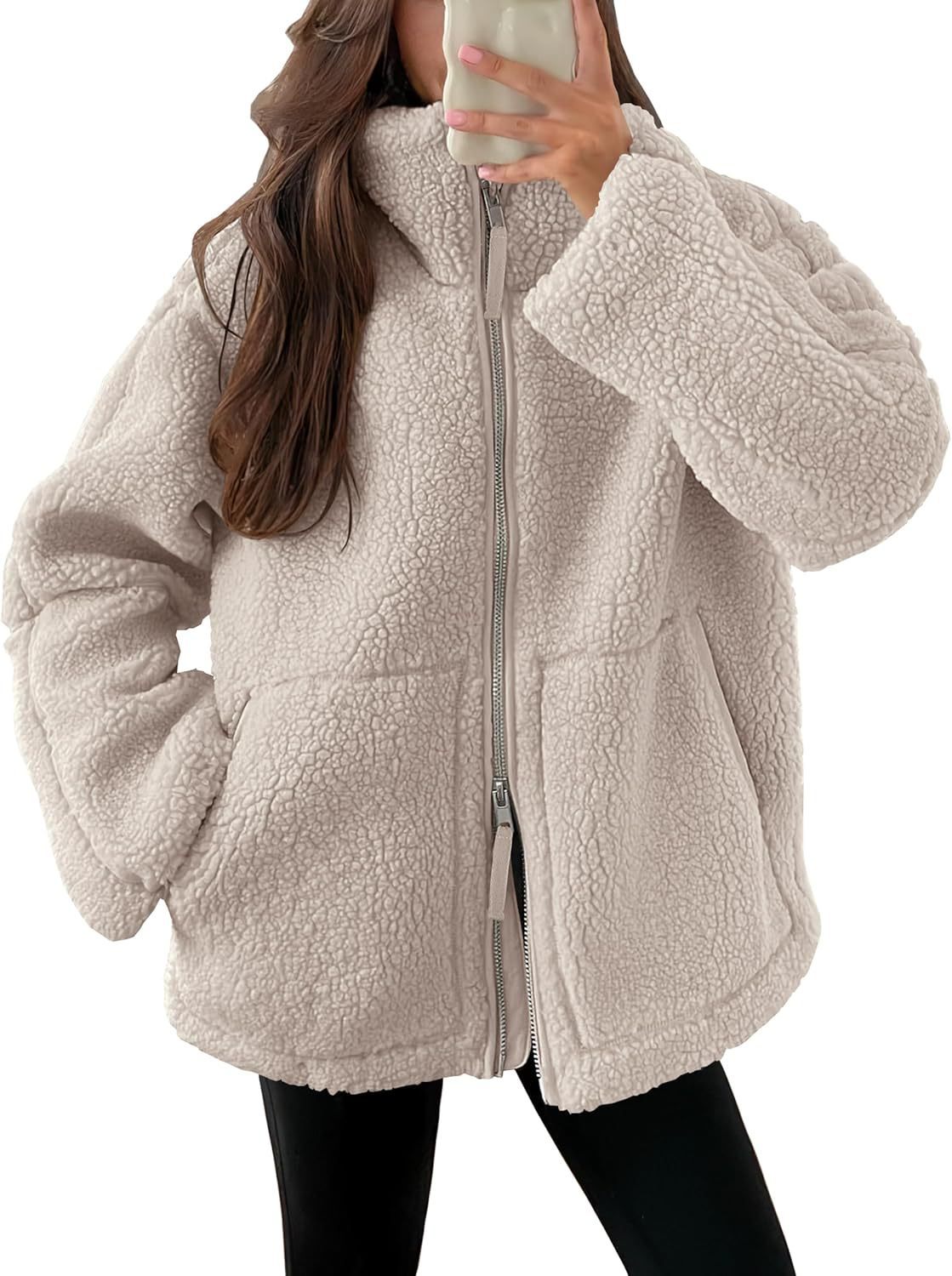 Veste Zip-Up  en Laine Mélangée – Élégance et Confort pour l’Hiver