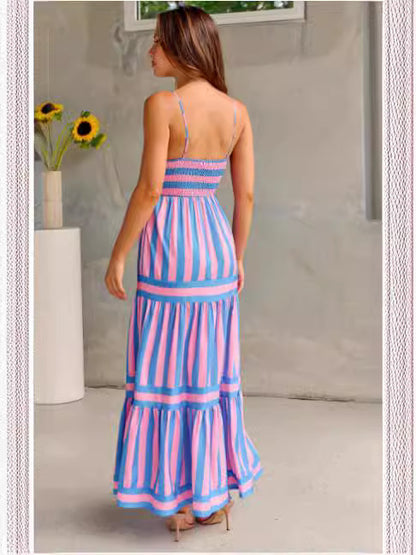 SOLÈNE – ROBE FLUIDE À RAYURES